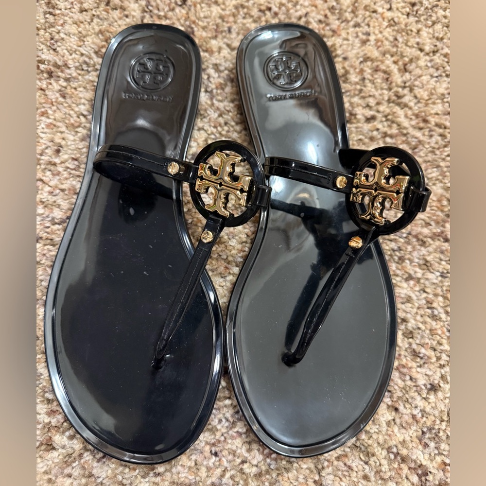 Tory Burch Mini Miller Thong Flip Flops Size 7